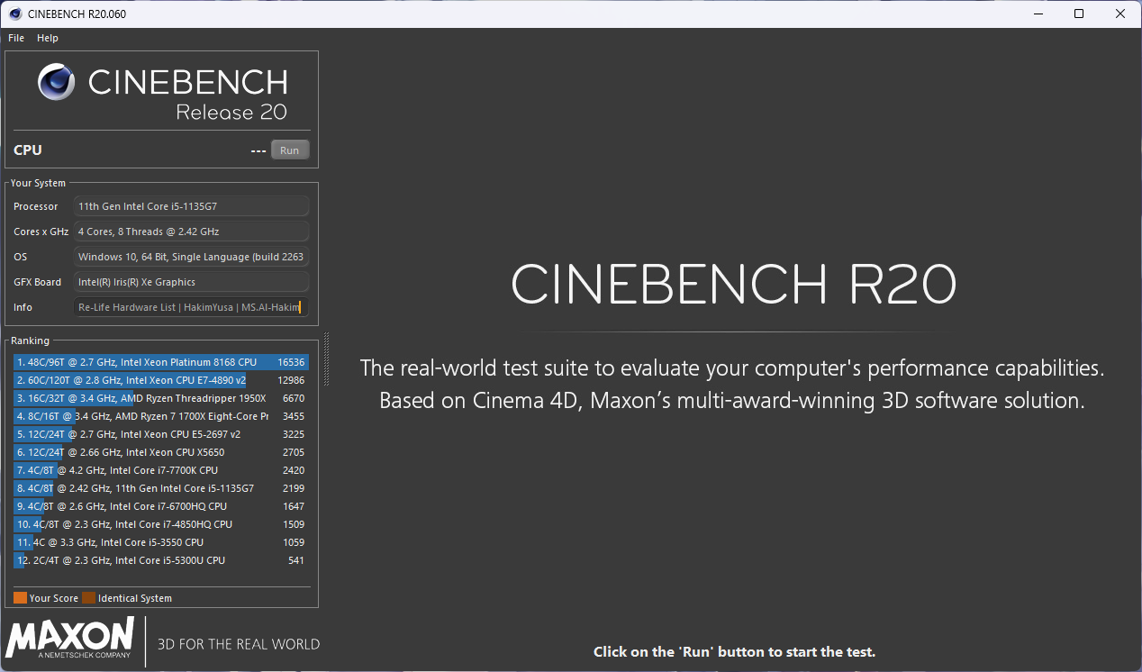 Benchmark Image