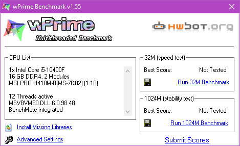 Benchmark Image