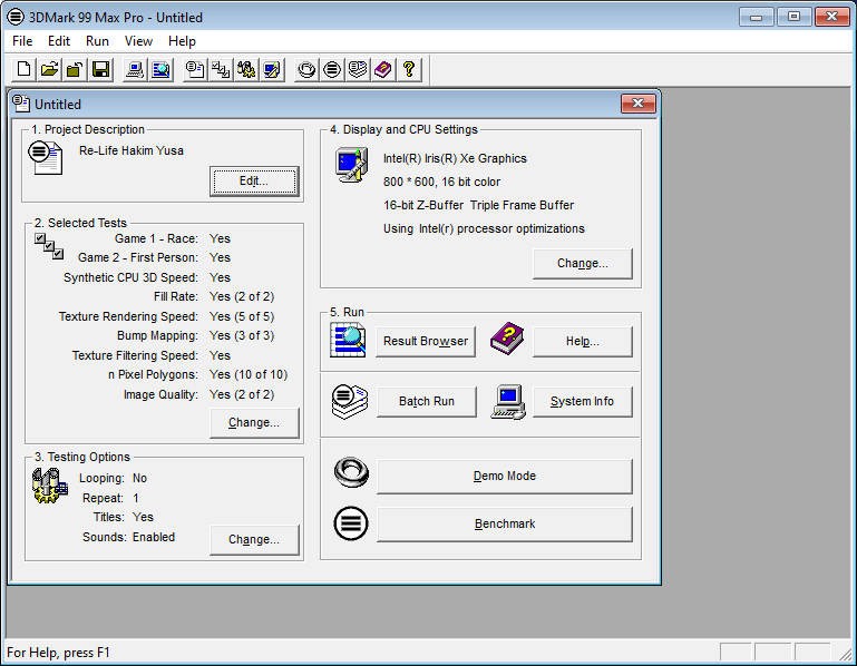 Benchmark Image