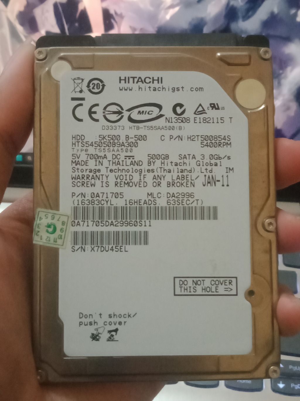 Hitachi HTS545050B9A300