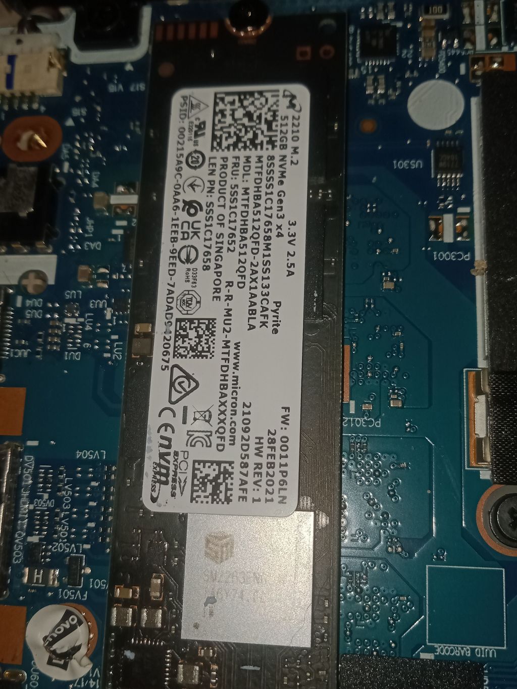 Micron 2210 MTFDHBA512QFD