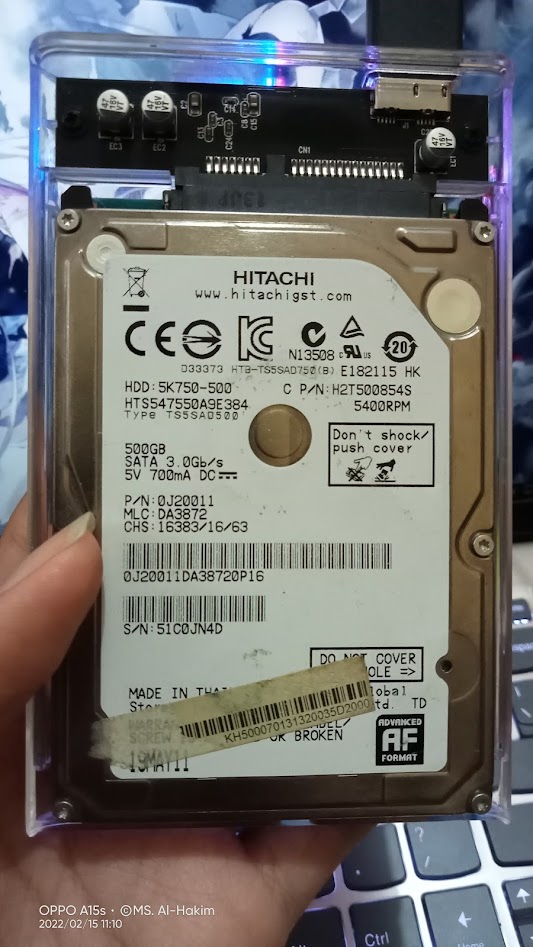 Hitachi HTS547550A9E384
