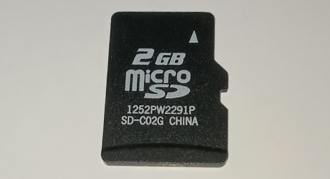 MicroSD 2GB No Brand - HWTF_2GB_01